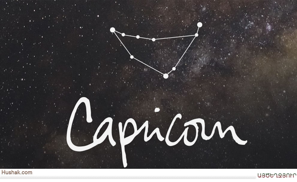 ԱՅԾԵՂՋՅՈՒՐ (Capricornus, 22.XII-20.I)